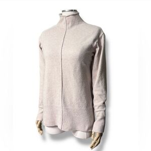 ADYSON PARKER Oatmeal Funnel Neck Sweater